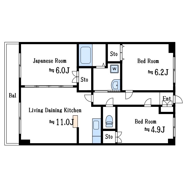 リヴィエール船堀 間取り