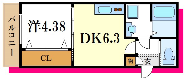 カクタス瑞江  間取り