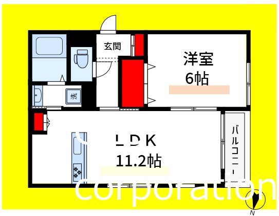 （仮称）西葛西７丁目メゾン 101号室 間取り