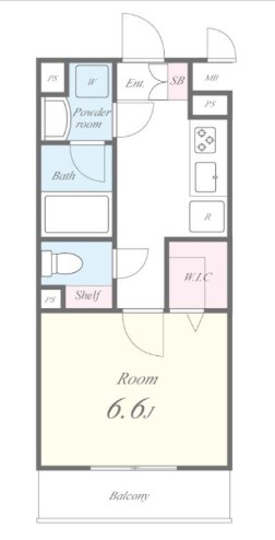 フィレール南千住 間取り図