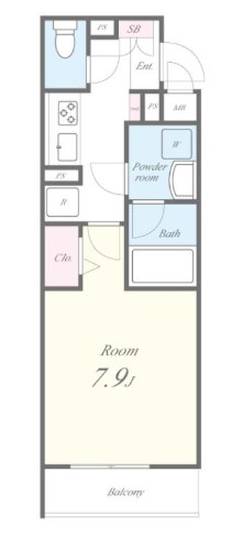 フィレール南千住 間取り図
