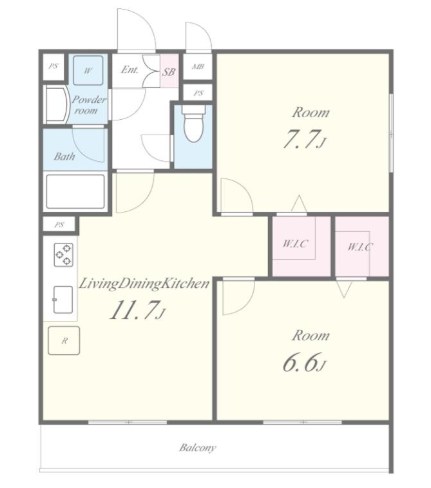 フィレール南千住 間取り