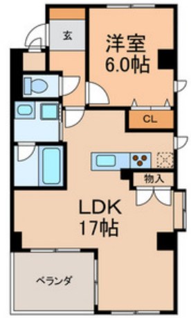 セラ浦安 207号室 間取り
