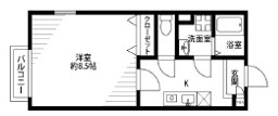 アムールPur 102号室 間取り