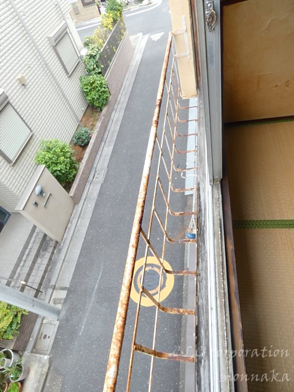 斉藤アパート ベランダ