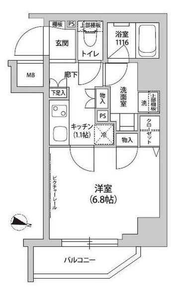 グランドルチェ門前仲町 間取り