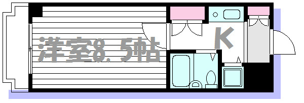 ZAMAエンゼルハイム北千住 間取り図