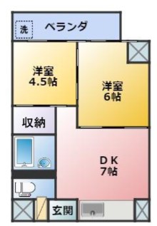 ハイツ西大島 間取り