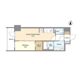 HF北千住レジデンス 間取り図