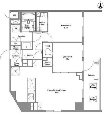 コンフォリア西新井 間取り図