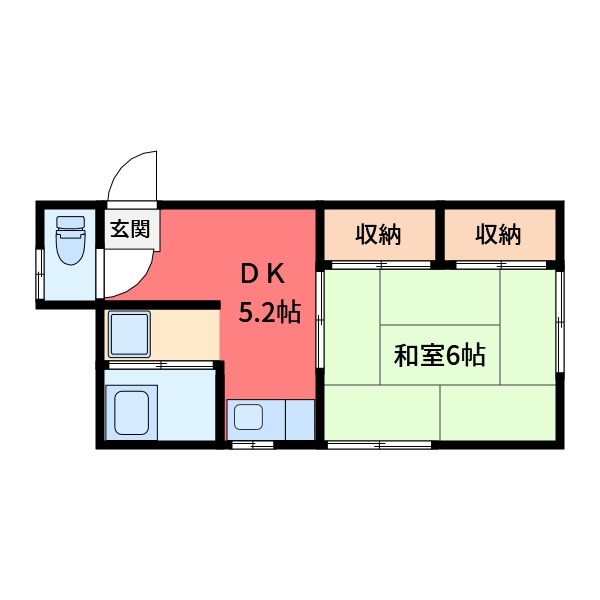 コーポ若木 間取り