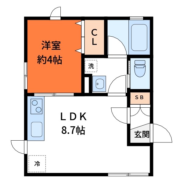 ミューズ新小岩 間取り図