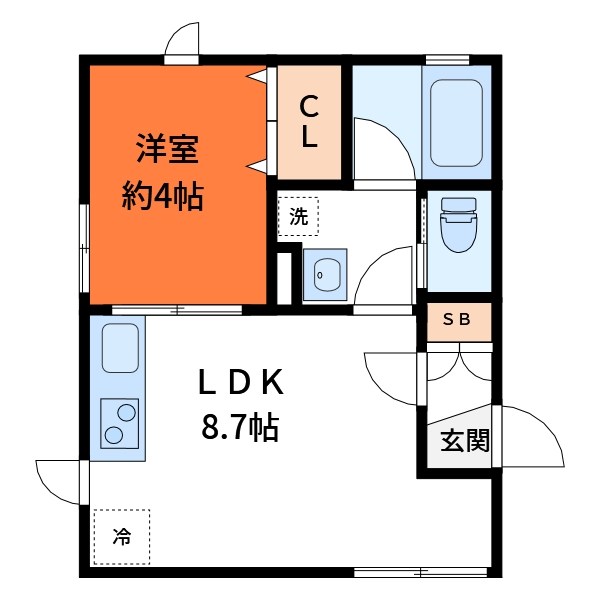 ミューズ新小岩 間取り図
