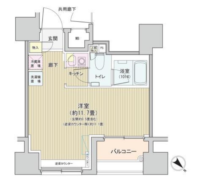 アネーロ銀座 間取り