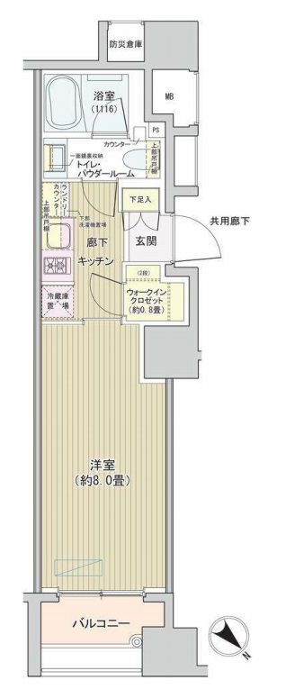 アネーロ銀座 間取り