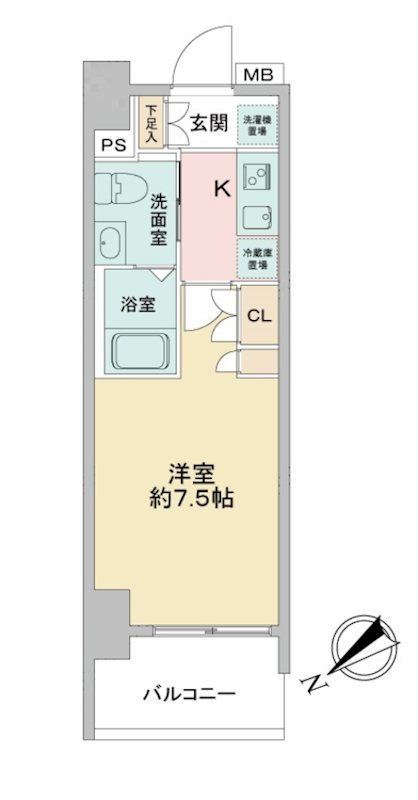 Ｌａ　Ｄｏｕｃｅｕｒお花茶屋I 間取り
