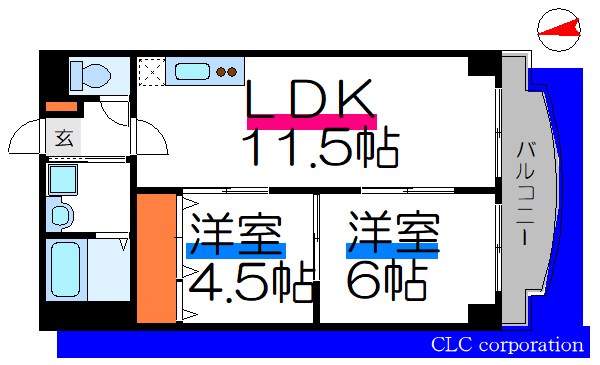 ベイシティマルゴ   間取り