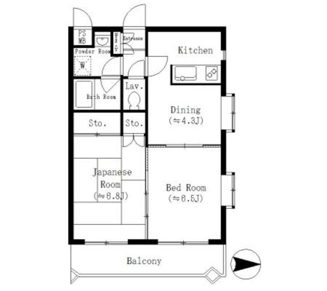 アビタシオン南葛西 間取り図