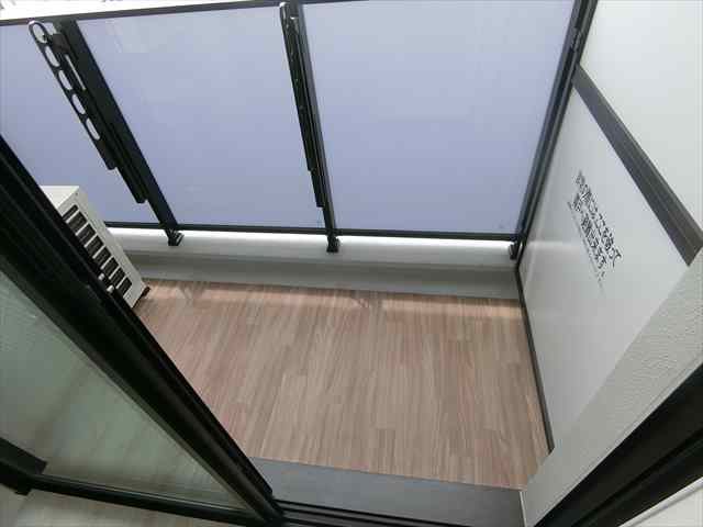 ライオンズフォーシア清澄白河    ベランダ