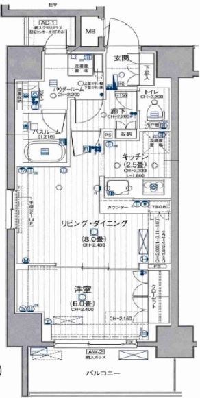 デュオステージ王子Ⅱ  間取り図