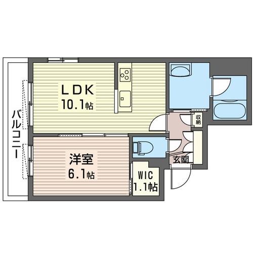 Plaisir Ⅱ 間取り図