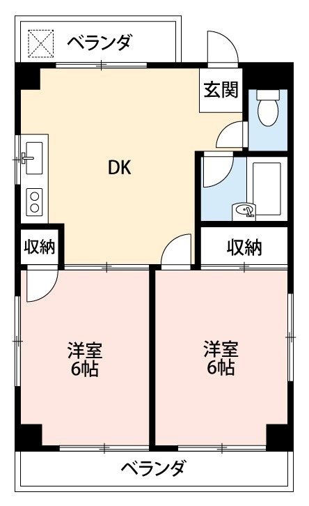 常盤ハイム 間取り図