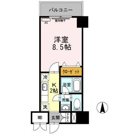 ひびき錦糸町門田ビル 間取り図