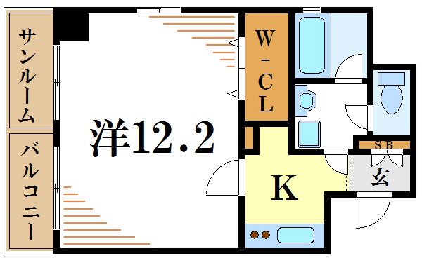 ジェネラスパレス 間取り図