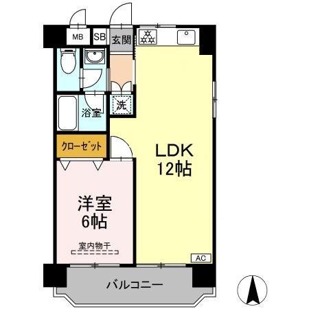 立花金子ビル   間取り図