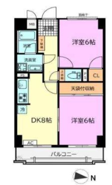 ケリーズマンション 間取り図