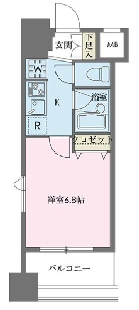 ドゥーエ新川   間取り