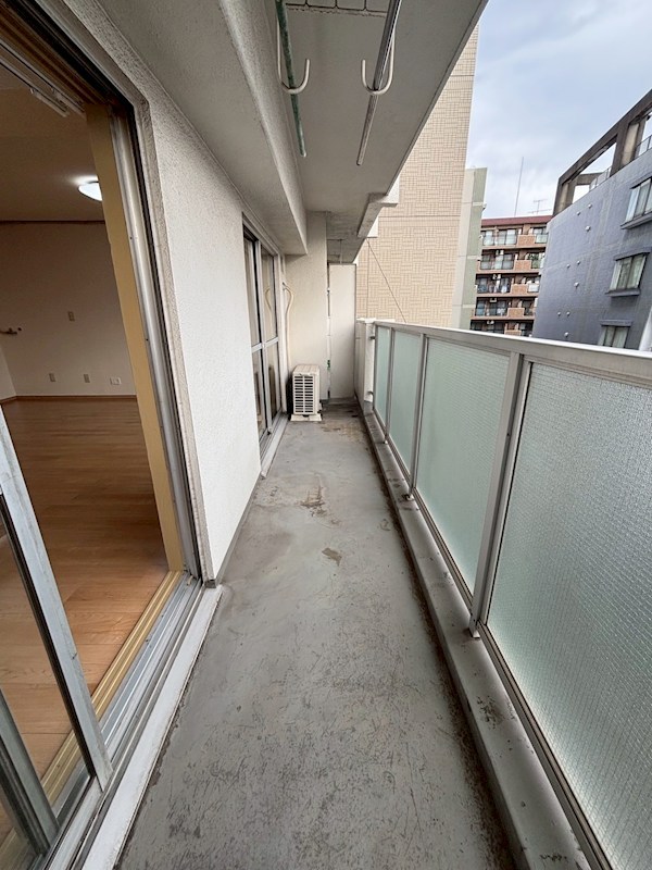 鶯谷永谷マンション ベランダ