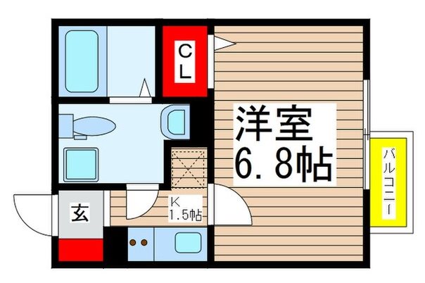 カーザ平井    間取り