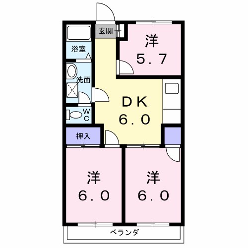 プリメーラ綾瀬 間取り