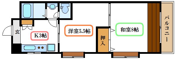 ハオスローレライ 間取り図