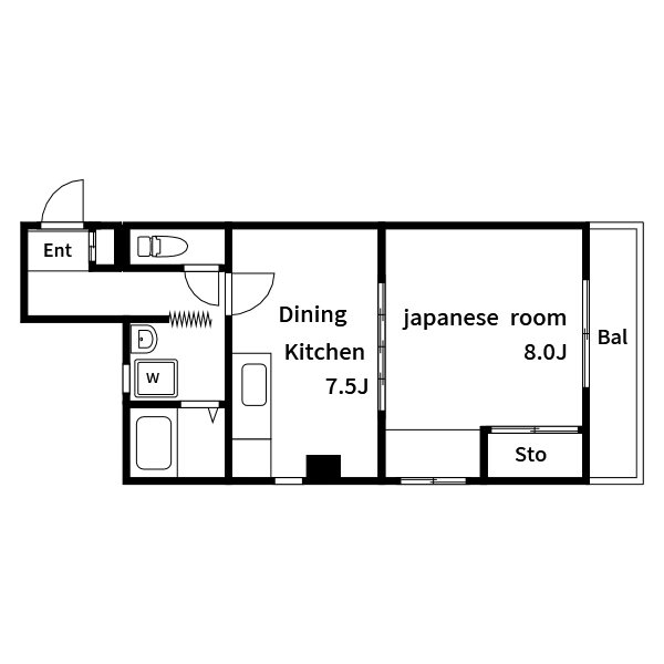 増子ハイツ 間取り図