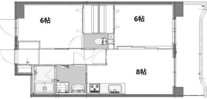 エマーレ南砂 間取り図