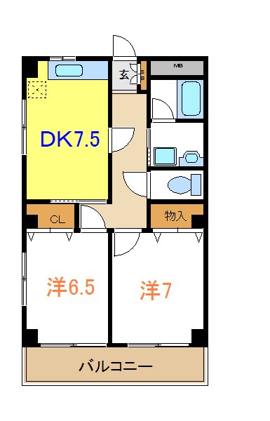 クラール 間取り