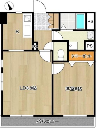 JUNETTA　XI 507号室 間取り