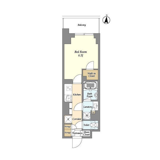 ドゥーエ亀戸 間取り図
