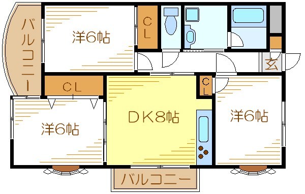 メゾン・ＳＵＧＡⅠ 間取り図
