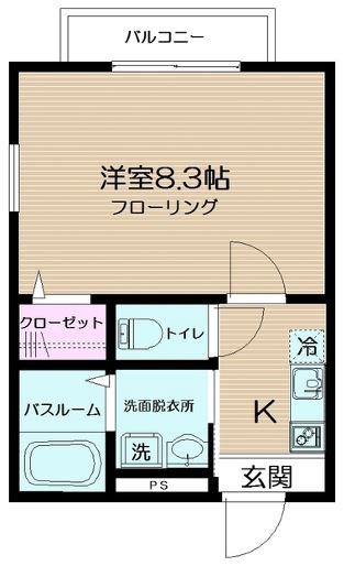 シャトレバレ町屋 間取り