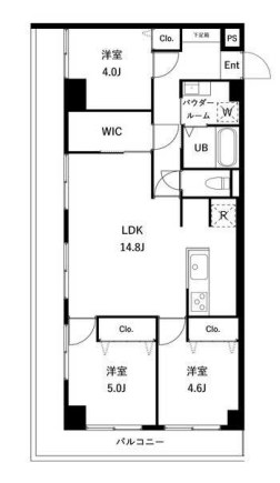 ファミール西葛西 間取り図