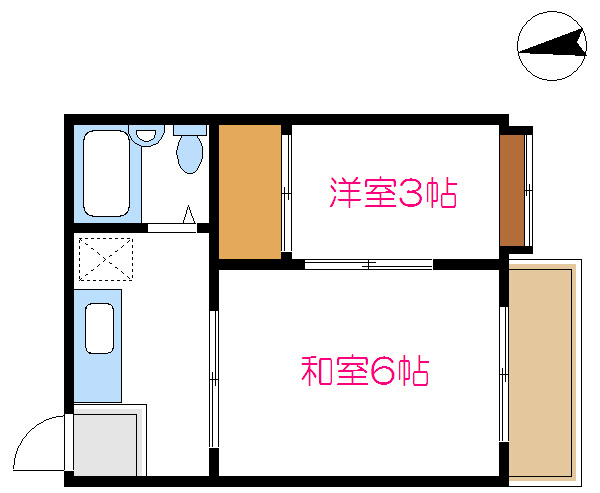 ハイツマコトＡ 間取り