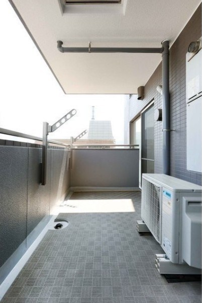 リバーレ月島  ベランダ