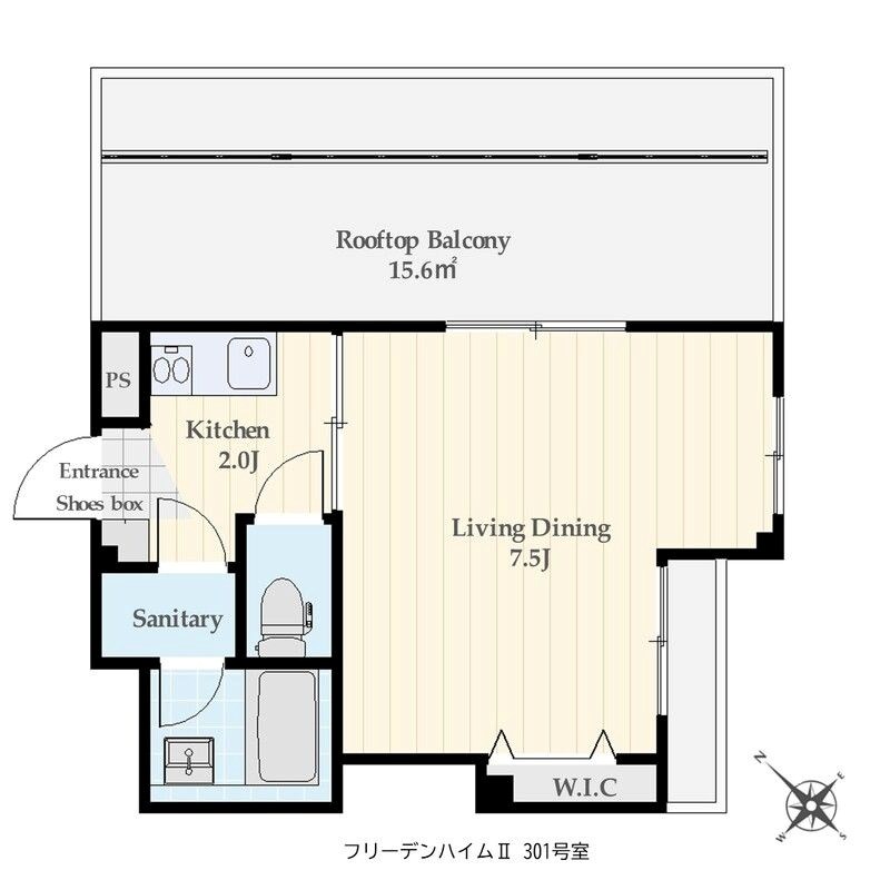 フリーデンハイムⅡ  間取り図