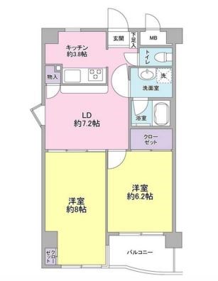 ベルノス34    間取り