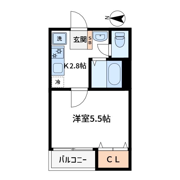 エクセラン柴又 間取り