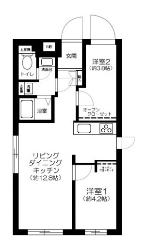 三ノ輪レーベル 間取り