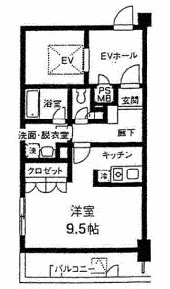 グランデ大島  間取り